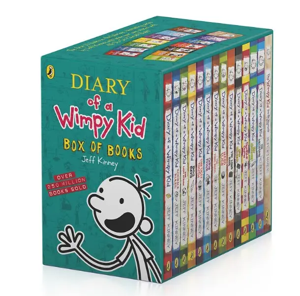 Diary of a Wimpy Kid Box Set - (Books 1-13+DIY Book)